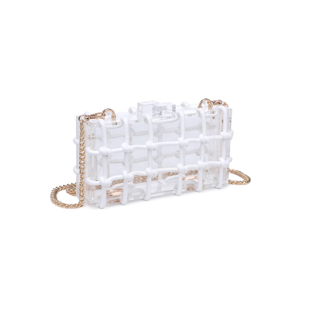 Product Image of Urban Expressions Yesenia Evening Bag 840611107305 View 6 | White