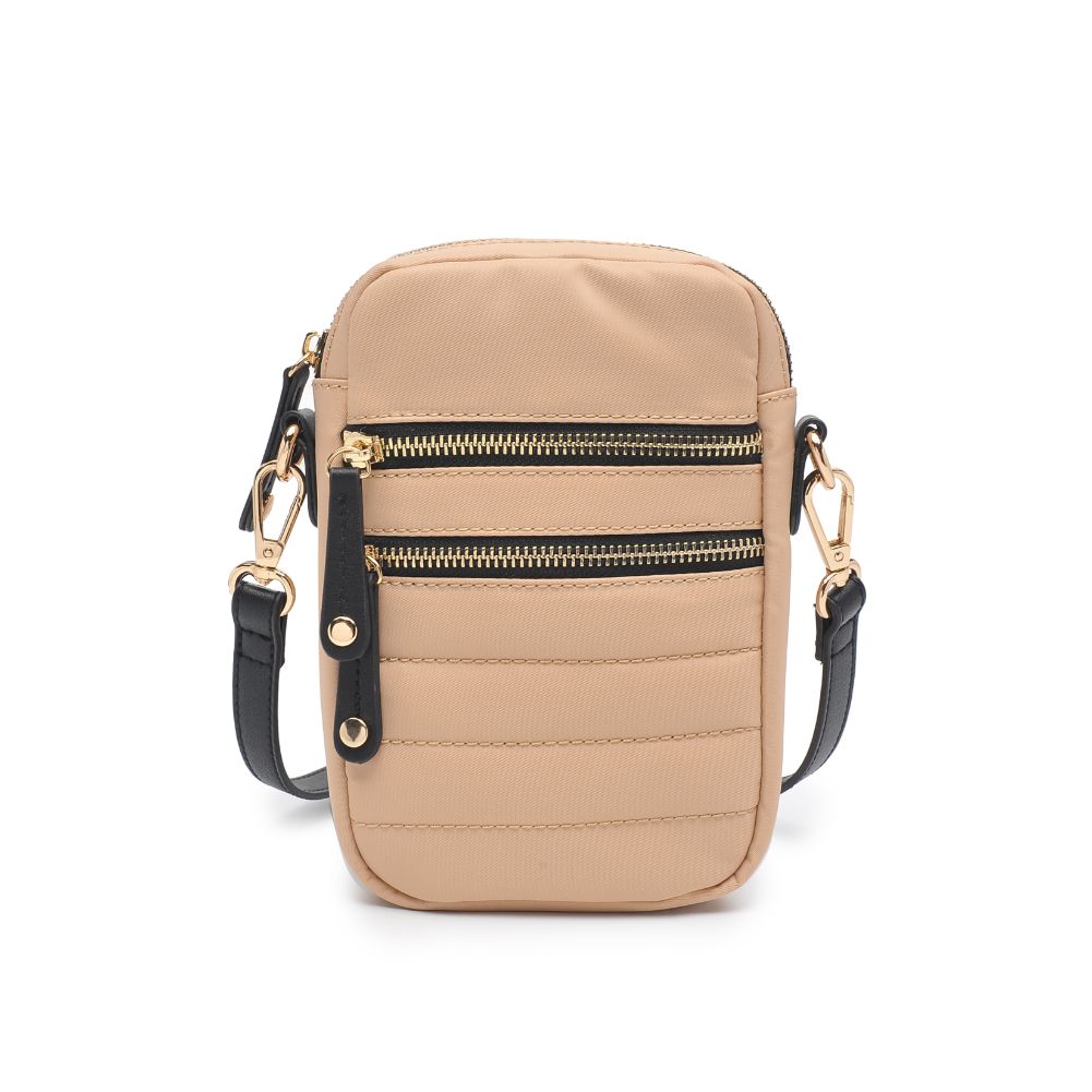 Product Image of Urban Expressions Evelyn Cell Phone Crossbody 840611181992 View 5 | Natural