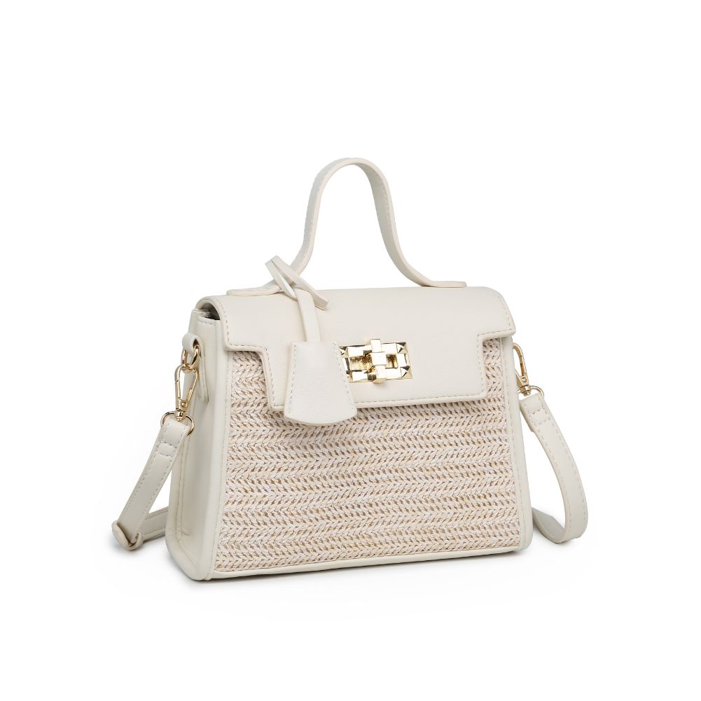 Product Image of Urban Expressions Camelia Satchel 818209016636 View 6 | Ivory