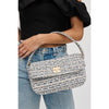 Woman wearing Navy Multi Urban Expressions Sidney Crossbody 840611116574 View 1 | Navy Multi