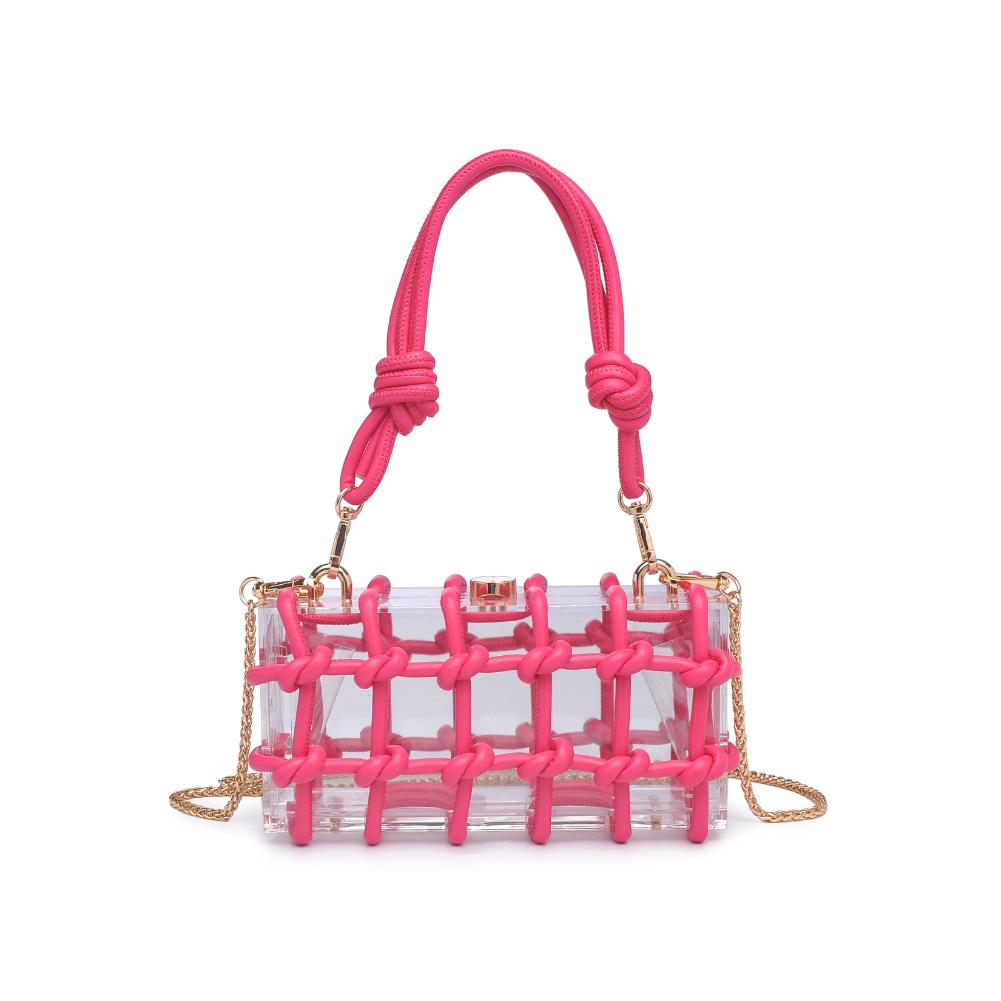 Product Image of Urban Expressions Mavis Evening Bag 840611191656 View 7 | Hot Pink