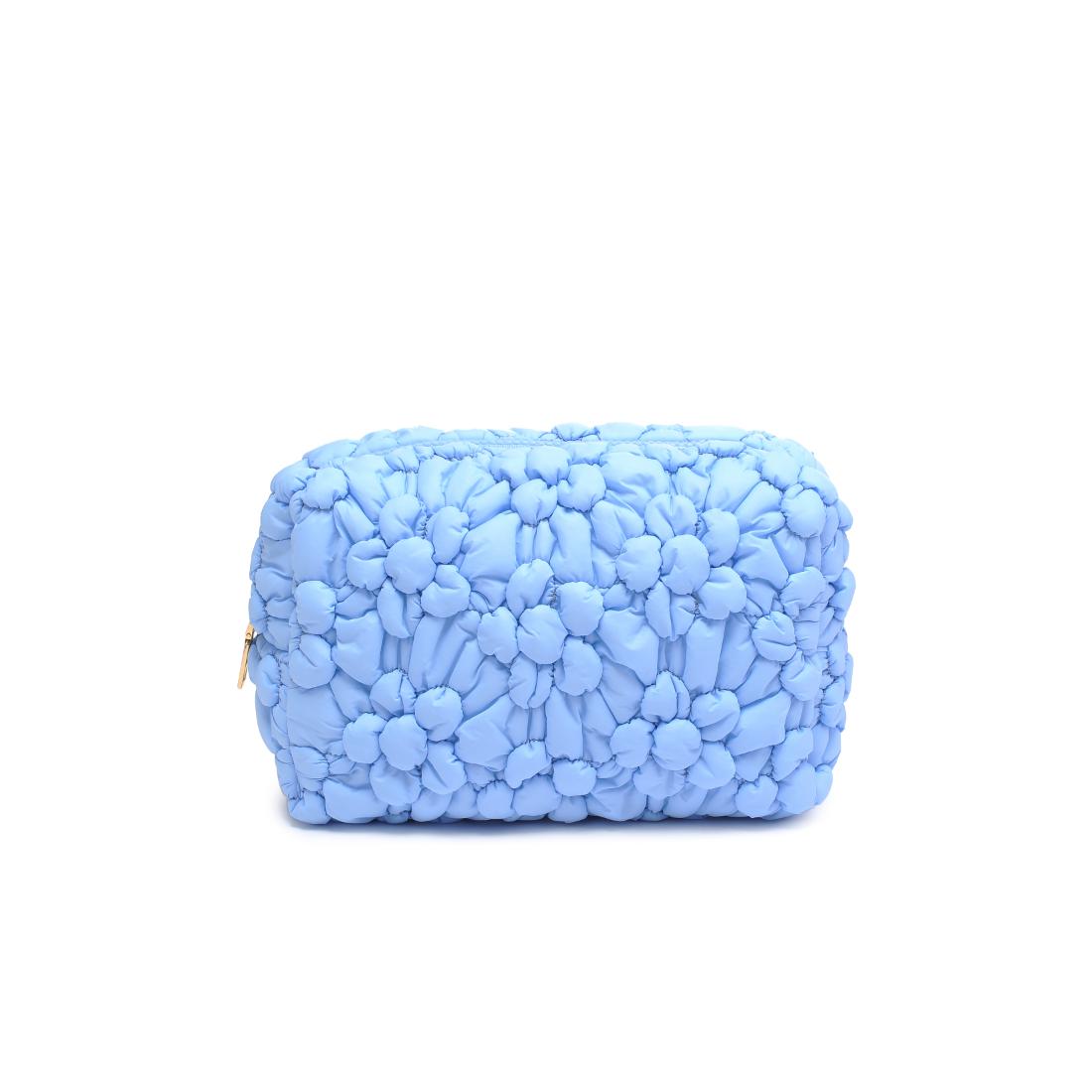 Product Image of Urban Expressions Flora Pop - Nylon Cosmetic Pouch 840611144256 View 5 | Sky Blue