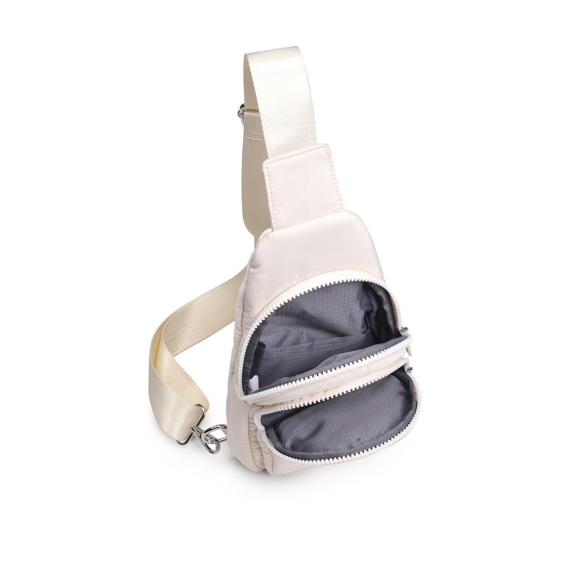 Product Image of Urban Expressions Kenny Sling Backpack 840611140890 View 4 | Oatmilk