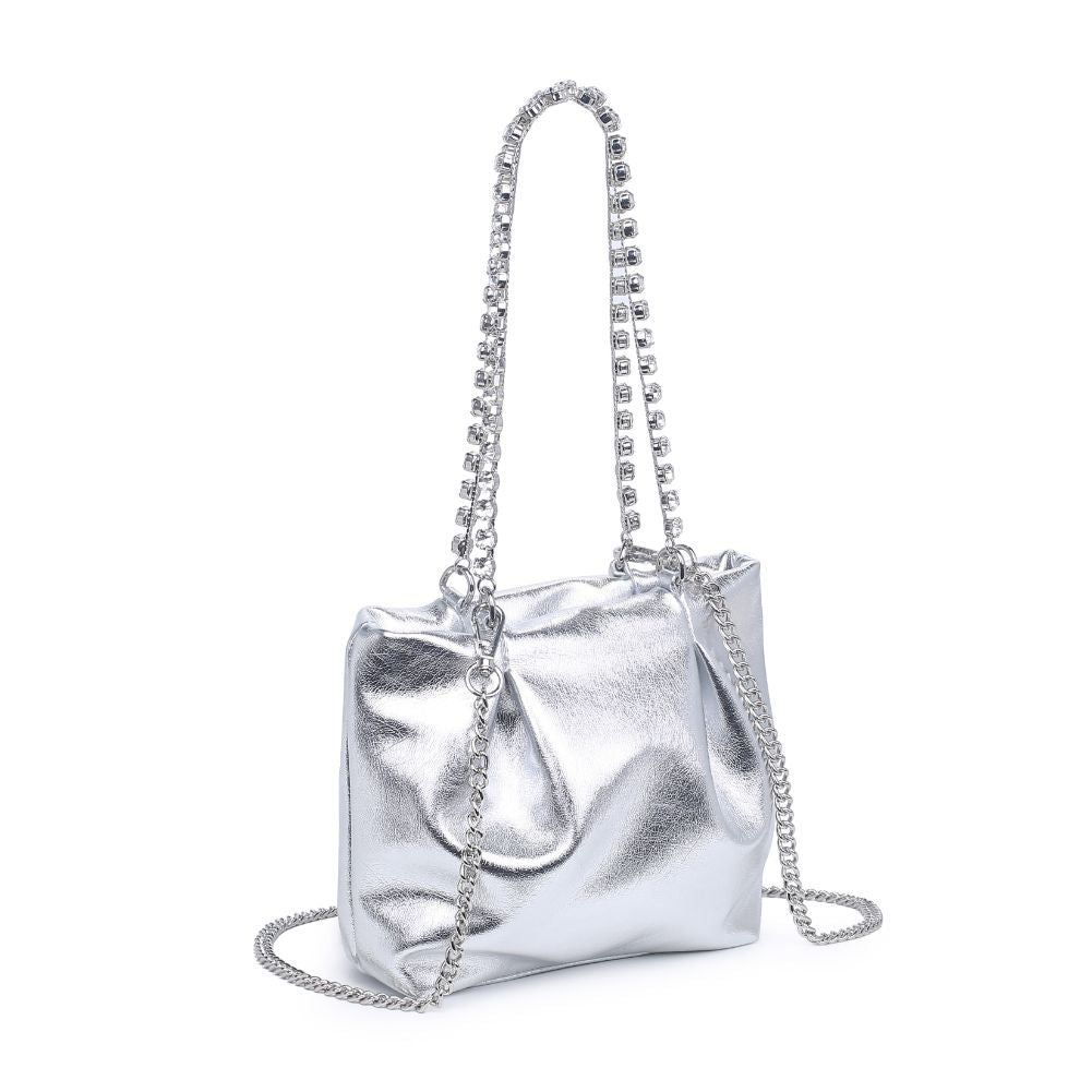 Product Image of Urban Expressions Marceline Evening Bag 840611116147 View 6 | Silver