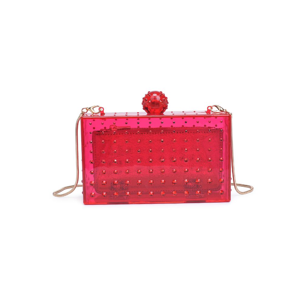 Product Image of Urban Expressions Melisha Evening Bag 840611112255 View 5 | Magenta