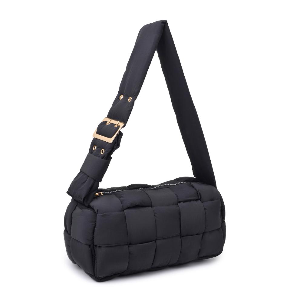 Product Image of Urban Expressions Brett Shoulder Bag 840611193445 View 6 | Black