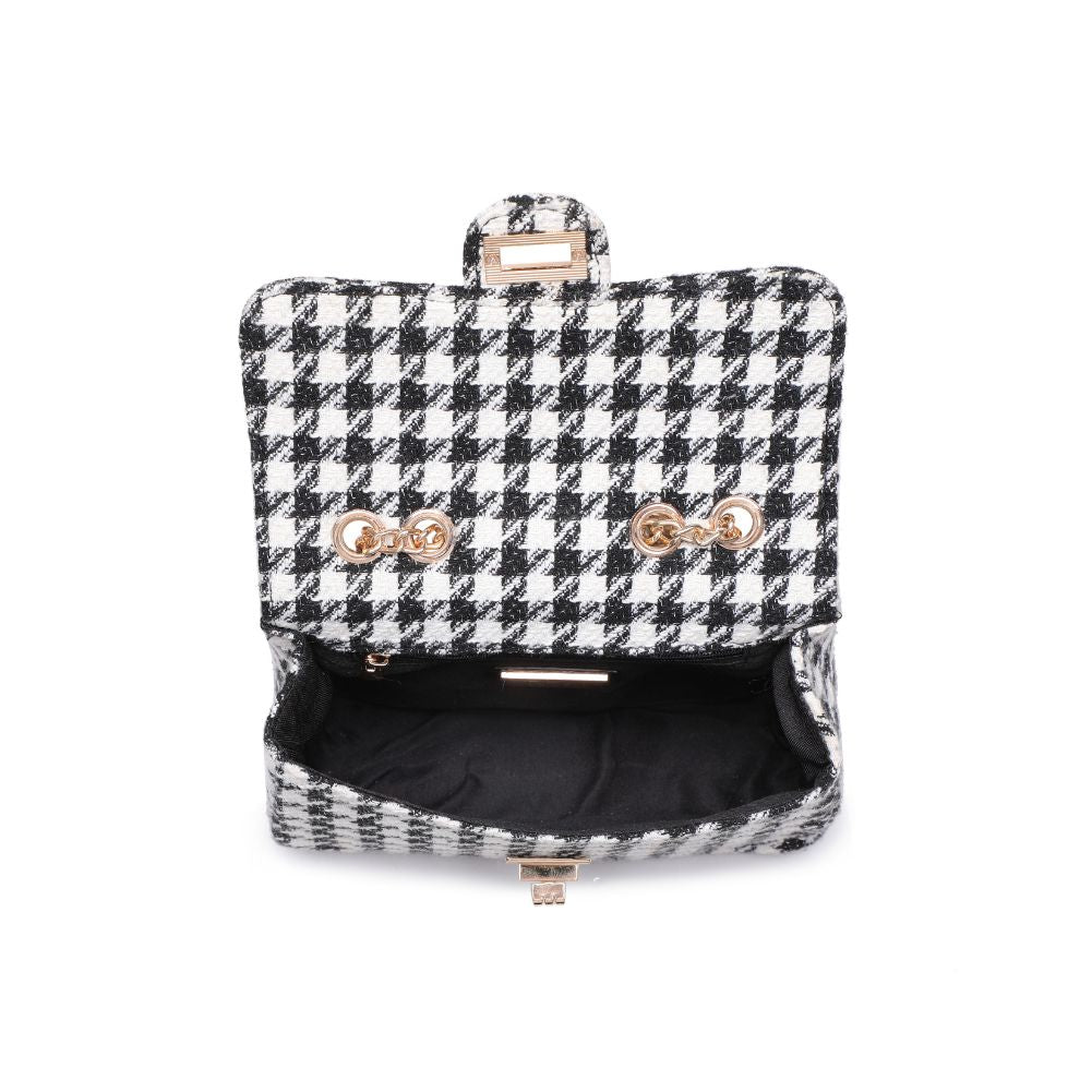 Product Image of Urban Expressions Camille Shoulder Bag 840611120571 View 8 | Black White