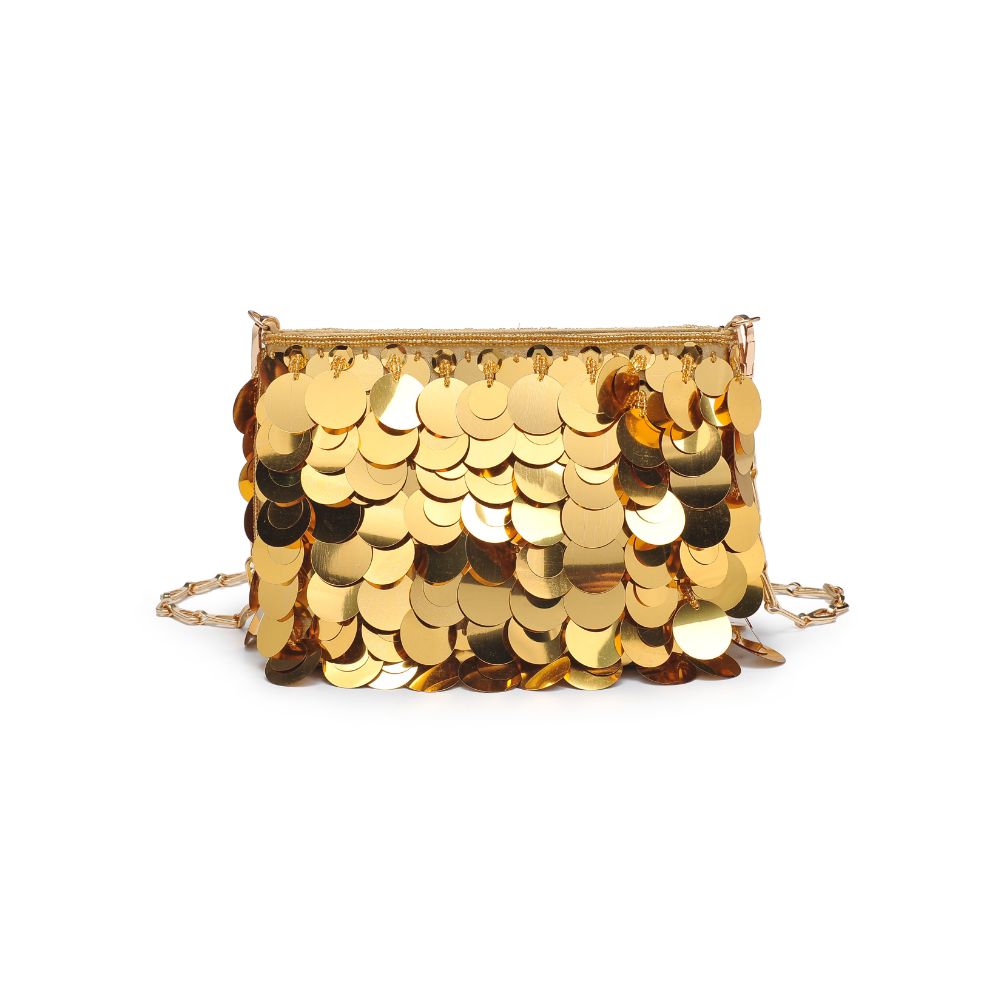 Product Image of Urban Expressions Gemma Evening Bag 840611113917 View 7 | Gold