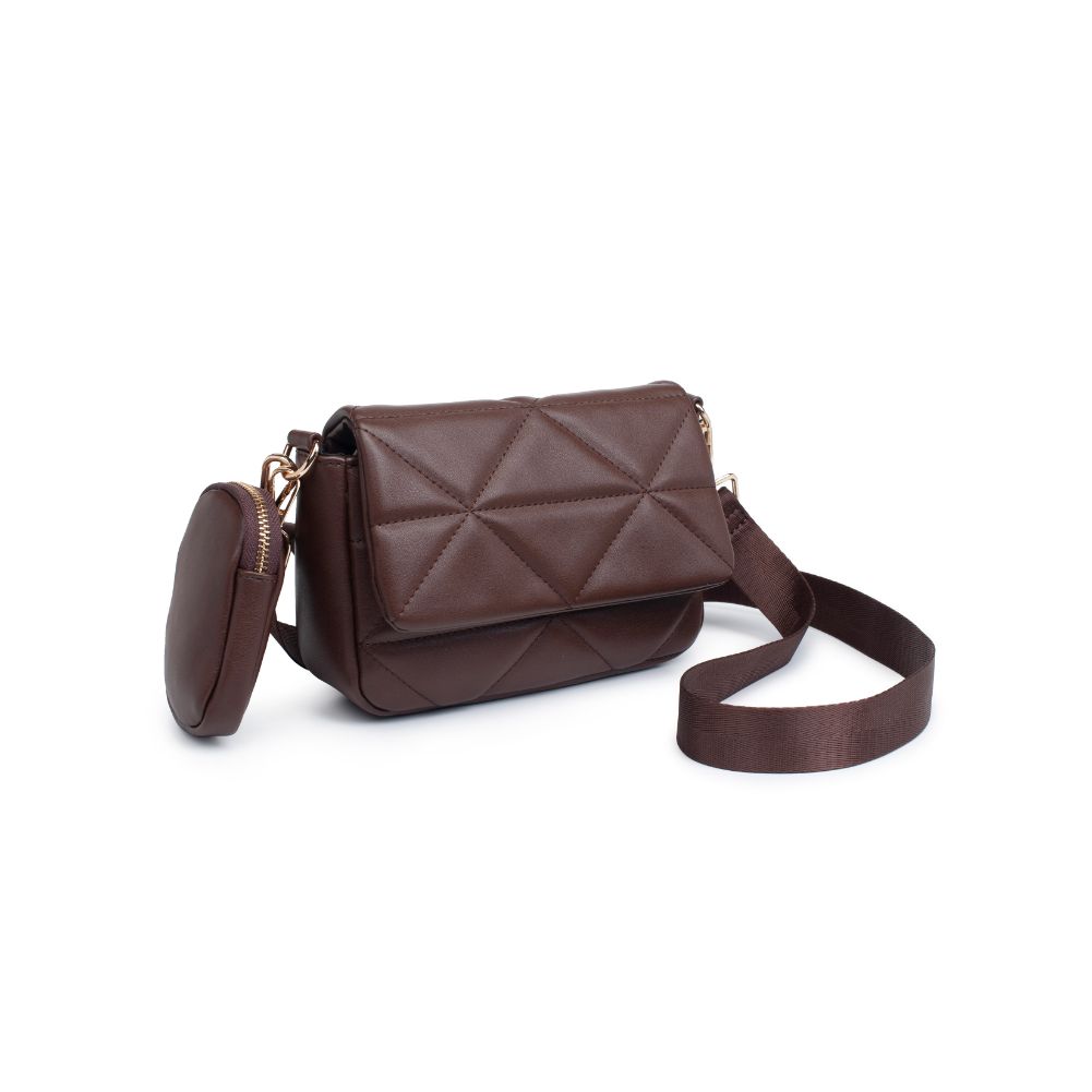 Product Image of Urban Expressions Tasha Crossbody 840611185679 View 7 | Espresso