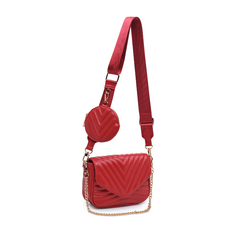 Product Image of Urban Expressions Rayne Crossbody 840611176981 View 6 | Red