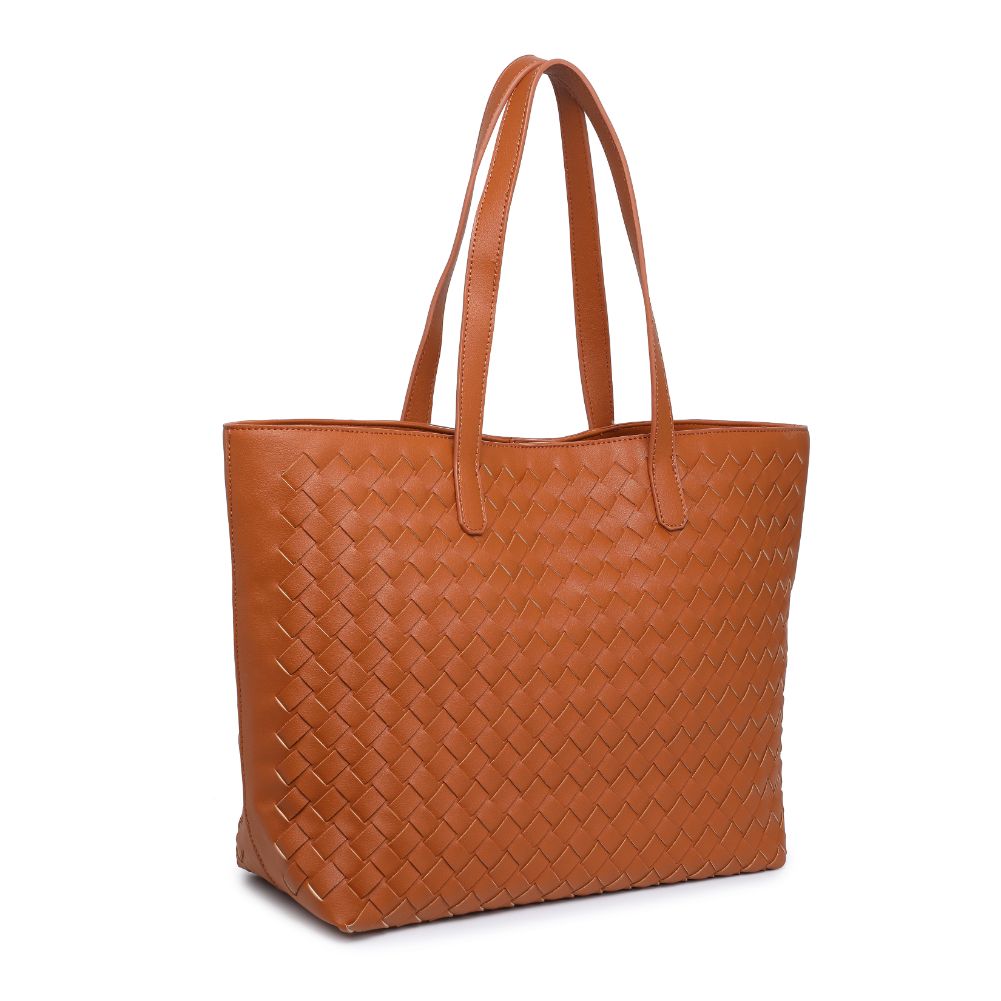 Product Image of Urban Expressions Valencia - Woven Tote 840611101624 View 6 | Tan