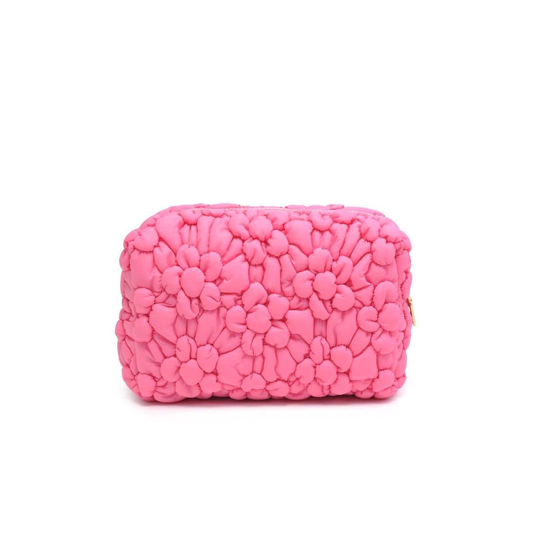 Product Image of Urban Expressions Flora Pop - Nylon Cosmetic Pouch 840611144225 View 7 | Pink