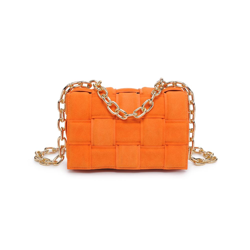 Product Image of Urban Expressions Ines Suede Crossbody 840611100559 View 5 | Orange