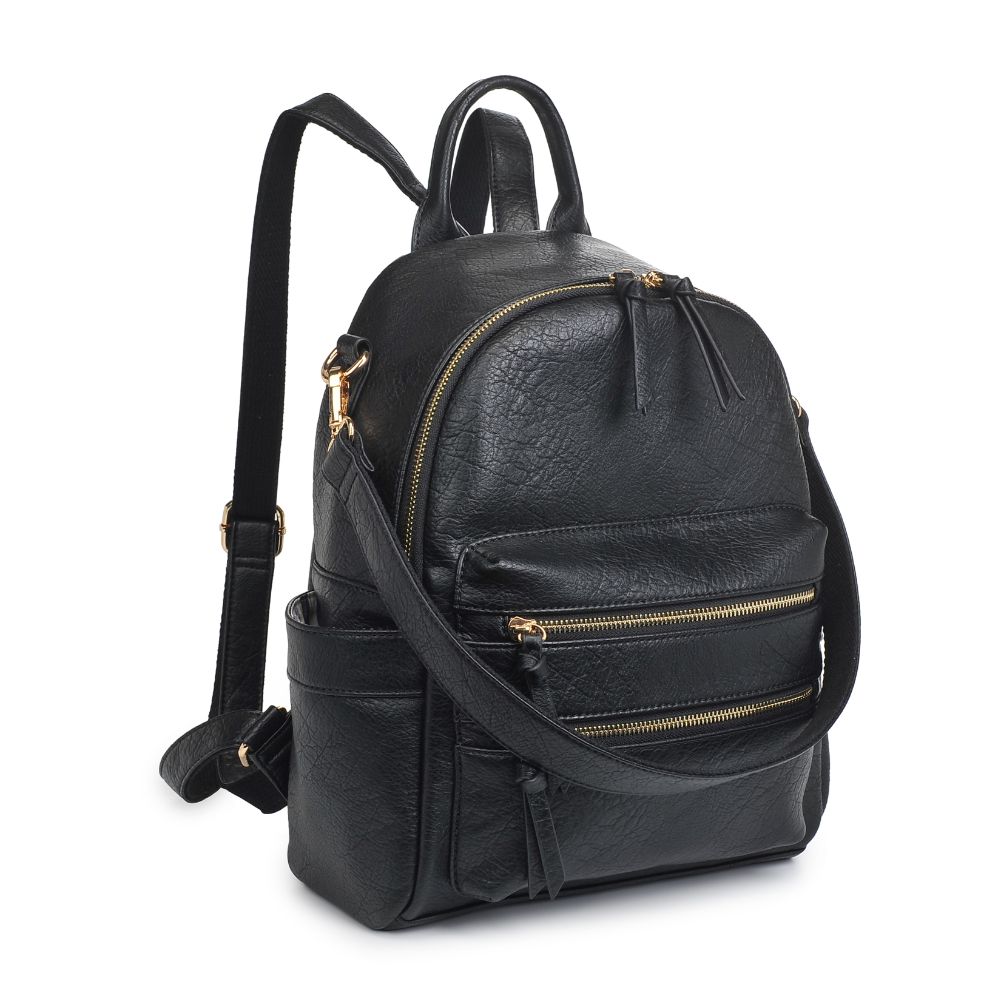 Product Image of Urban Expressions Reva Backpack 840611185235 View 6 | Black