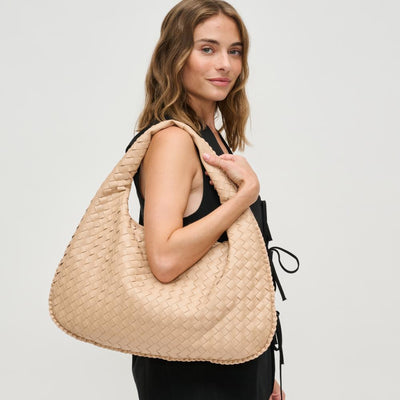 Woman wearing Natural Urban Expressions Victoria Hobo 840611140838 View 1 | Natural