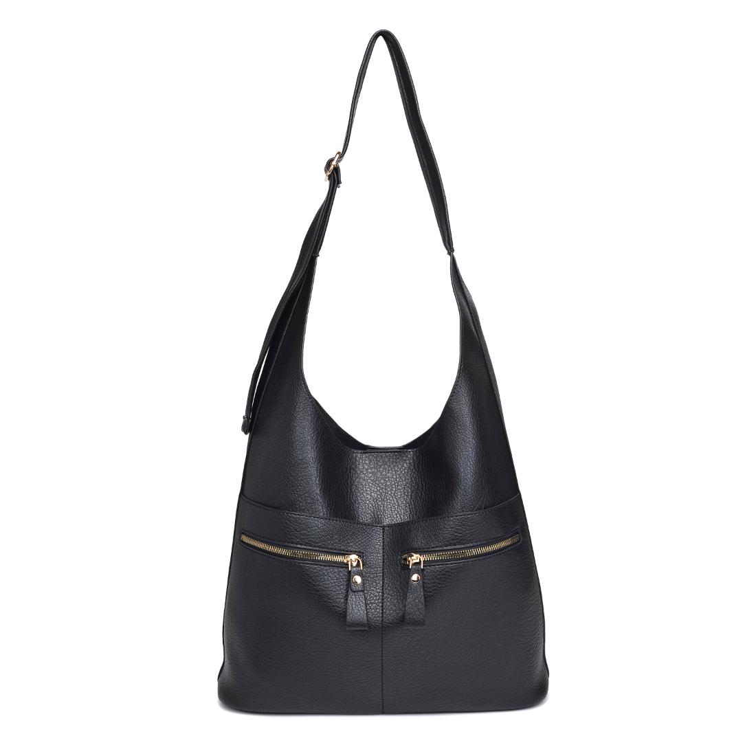 Product Image of Urban Expressions Rhea Hobo 840611145239 View 5 | Black