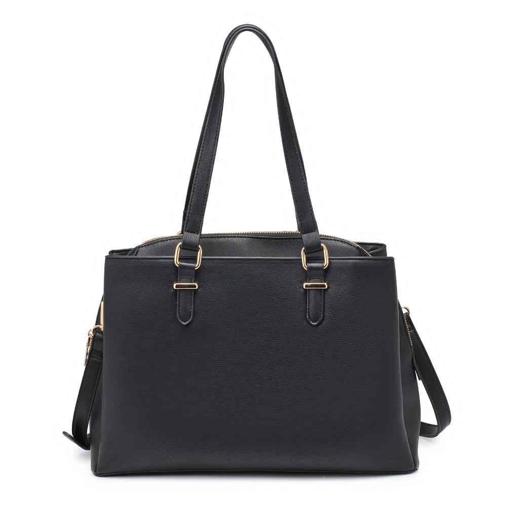 Product Image of Urban Expressions Cambria Satchel 840611126689 View 5 | Black