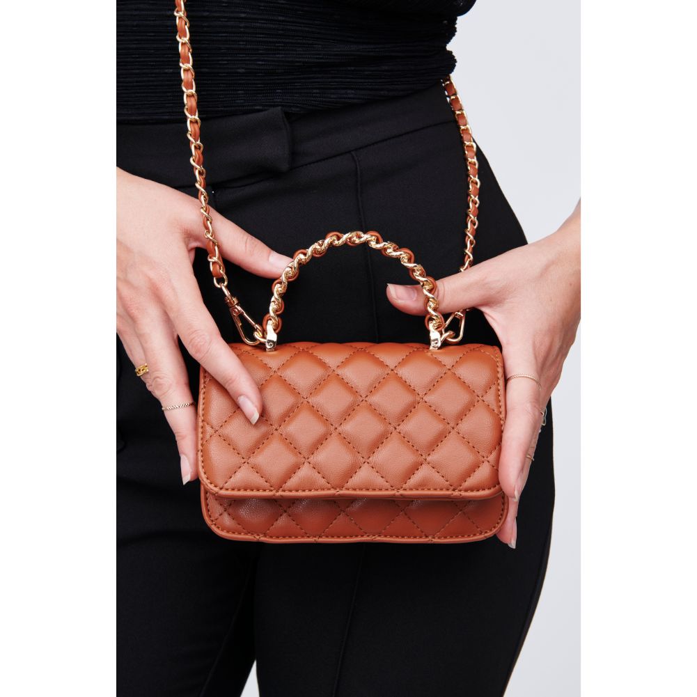 Woman wearing Tan Urban Expressions Zoya Mini Bag 818209010948 View 1 | Tan