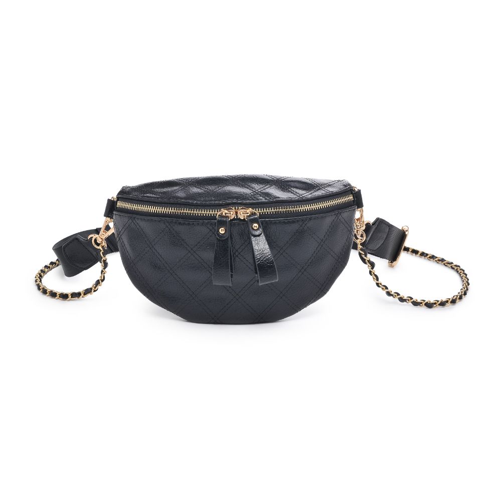 Product Image of Urban Expressions Lachlan - Quilted Belt Bag 840611104366 View 5 | Black