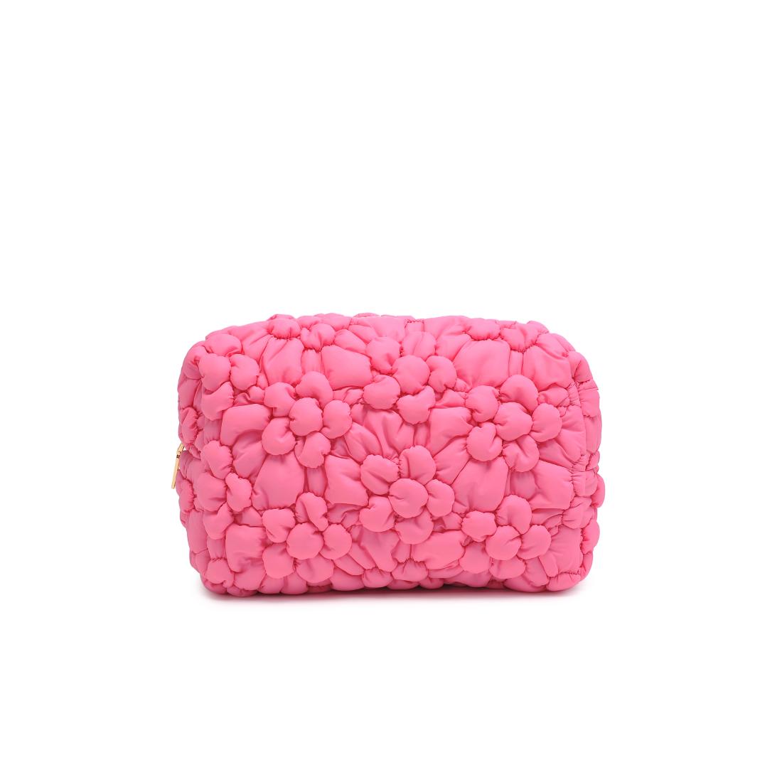 Product Image of Urban Expressions Flora Pop - Nylon Cosmetic Pouch 840611144225 View 5 | Pink