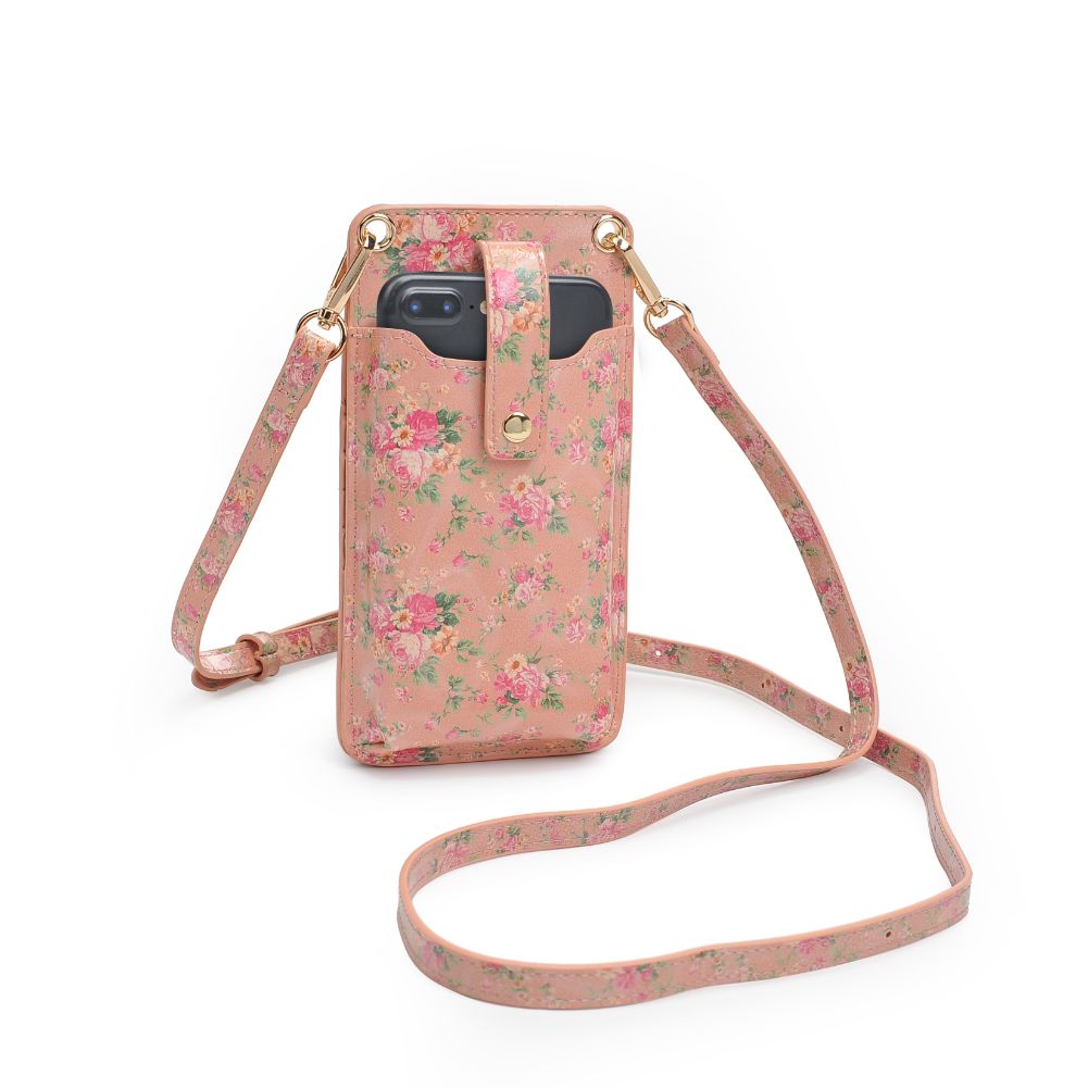 Product Image of Urban Expressions Claire Cell Phone Crossbody 840611180919 View 6 | Pink