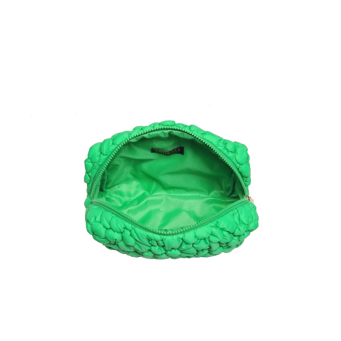 Product Image of Urban Expressions Flora Pop - Nylon Cosmetic Pouch 840611144201 View 8 | Kelly Green