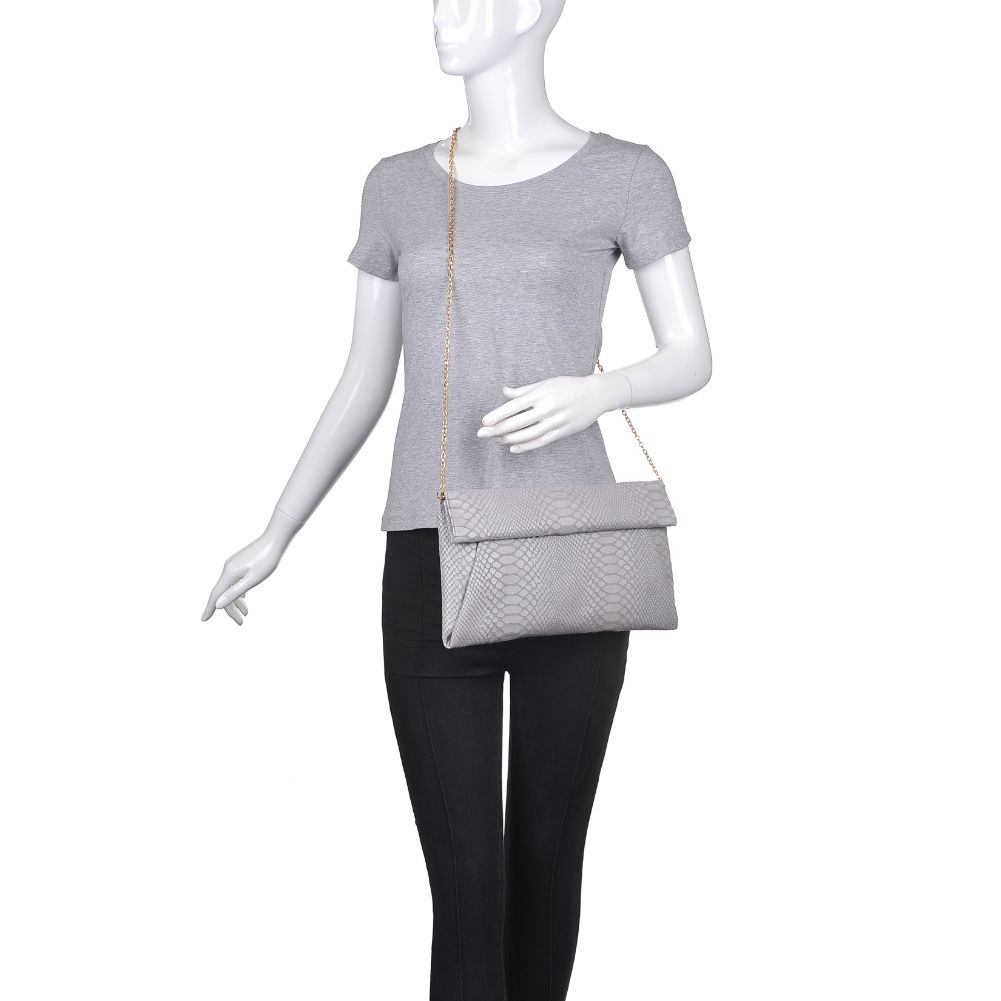 Product Image of Urban Expressions Emilia Clutch 840611171269 View 5 | Grey