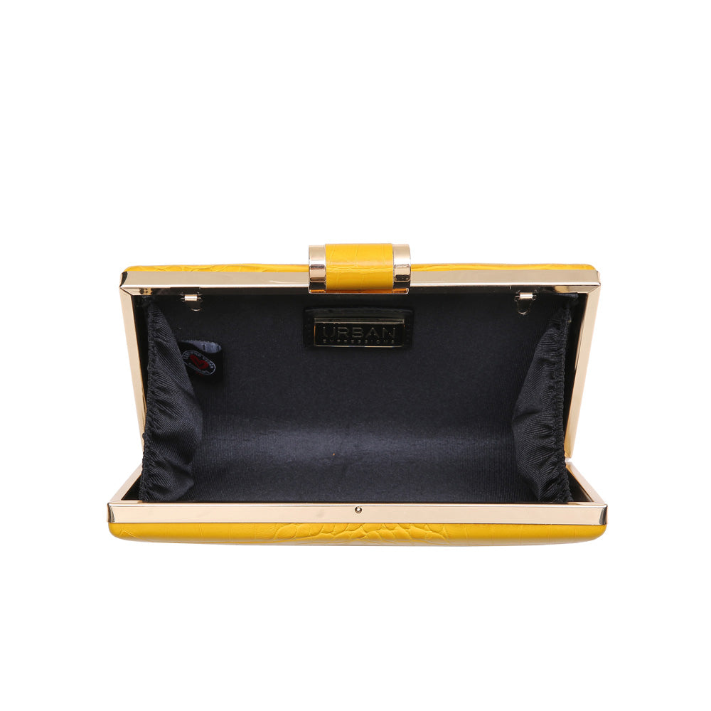 Product Image of Urban Expressions Firenze Clutch NA-840611161000 View 4 | Mustard