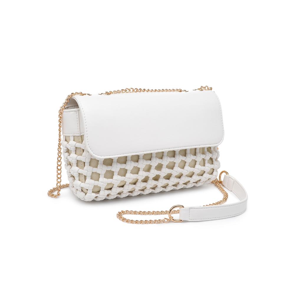 Product Image of Urban Expressions Erin Crossbody 840611128553 View 6 | White