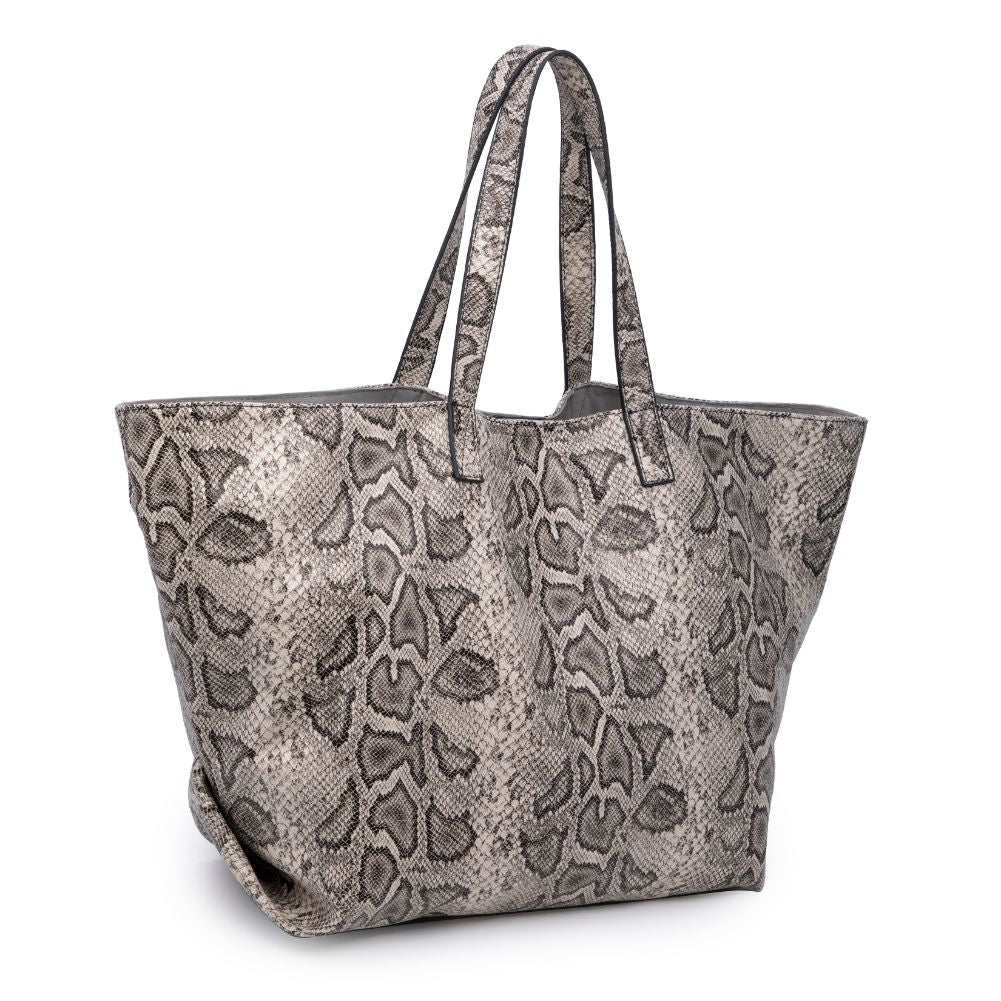 Product Image of Urban Expressions Mylah Tote 840611176448 View 6 | Black White