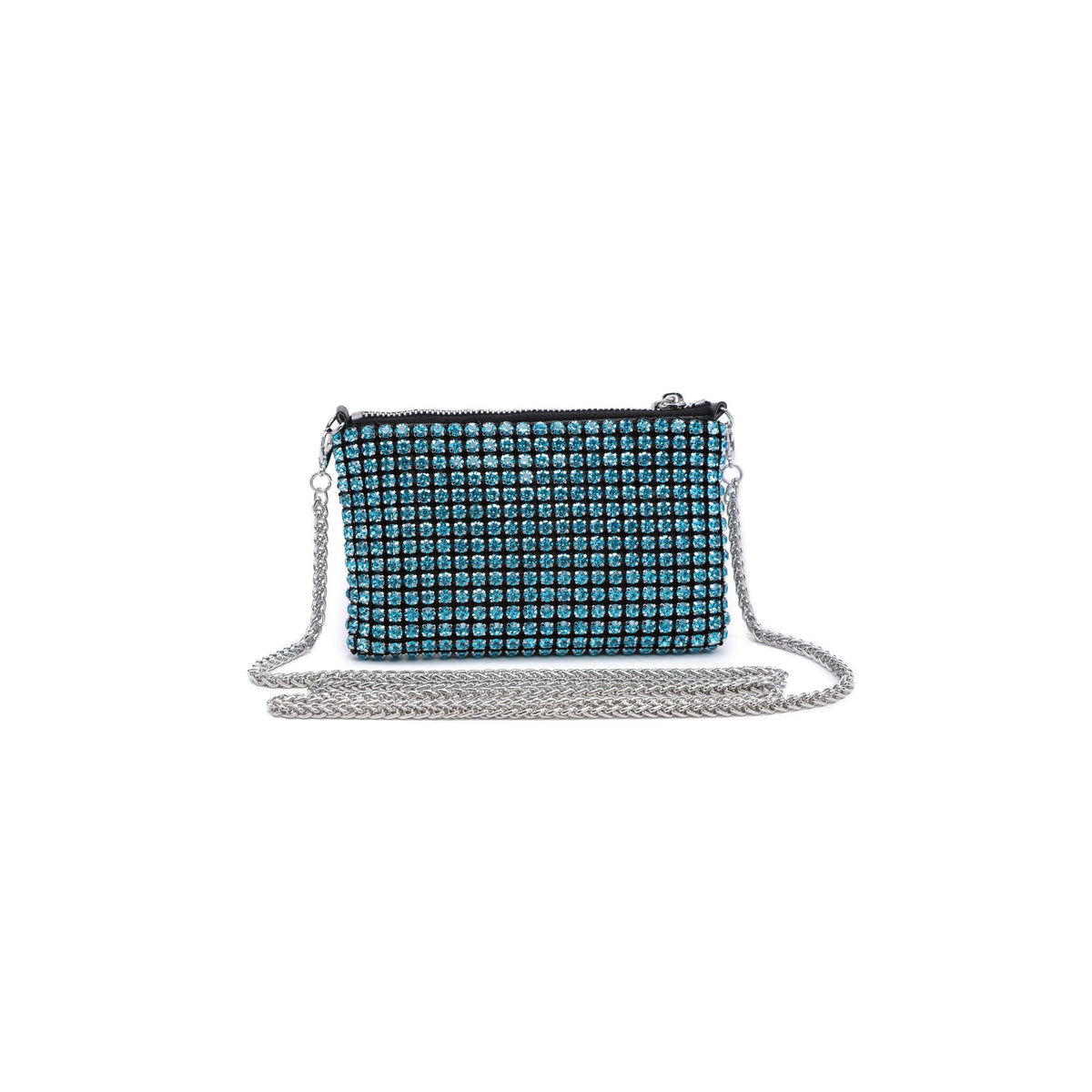 Product Image of Urban Expressions Christina Evening Bag 818209012805 View 7 | Blue