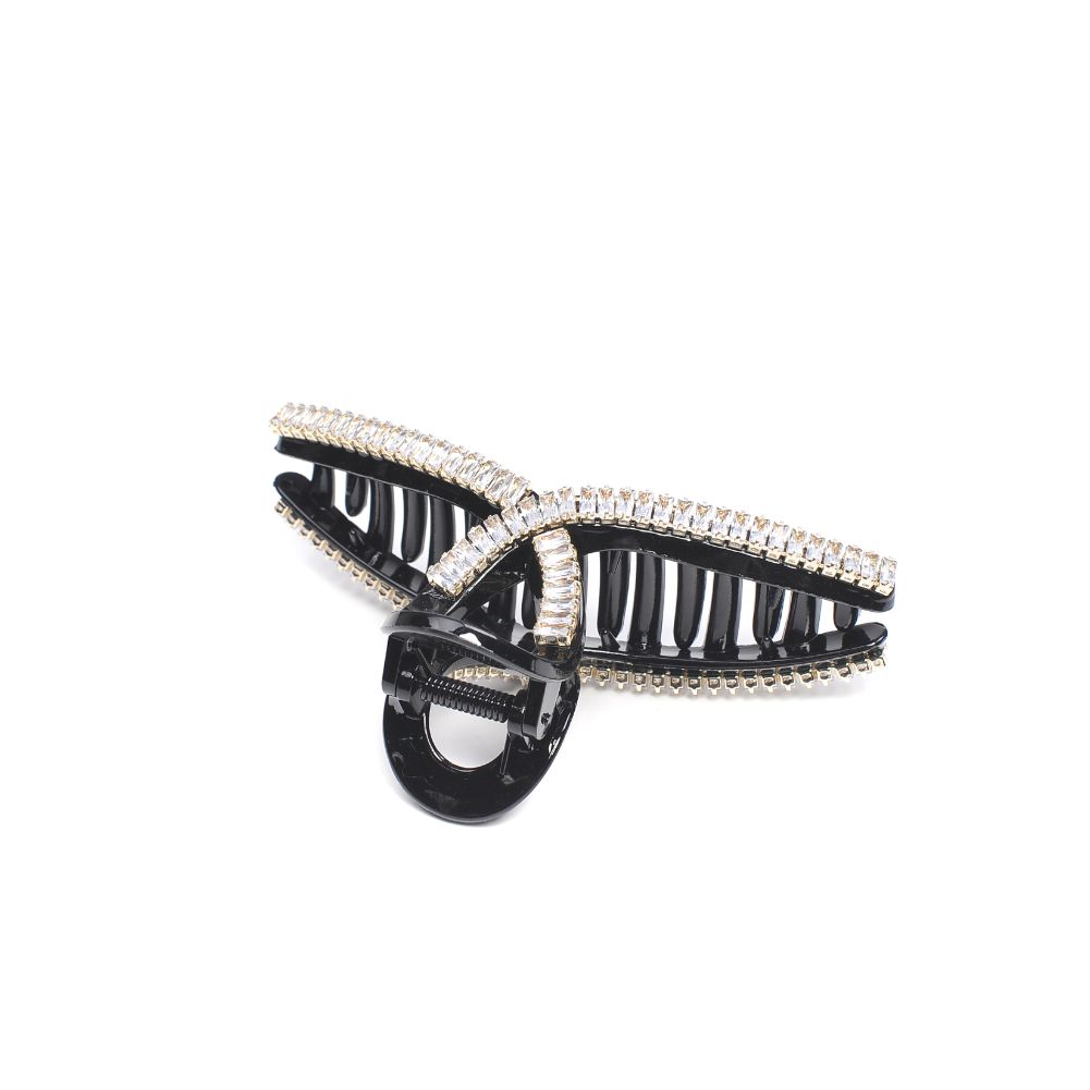 Product Image of Urban Expressions Giulia Hair Claw Clip Hair Claw 818209013574 View 2 | Black