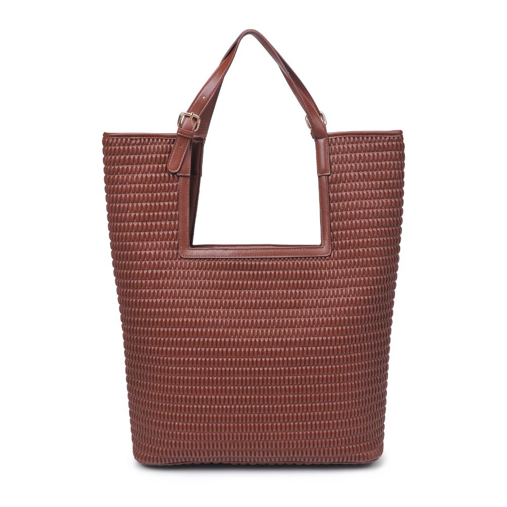 Product Image of Urban Expressions Aiden Tote 840611193612 View 5 | Chocolate