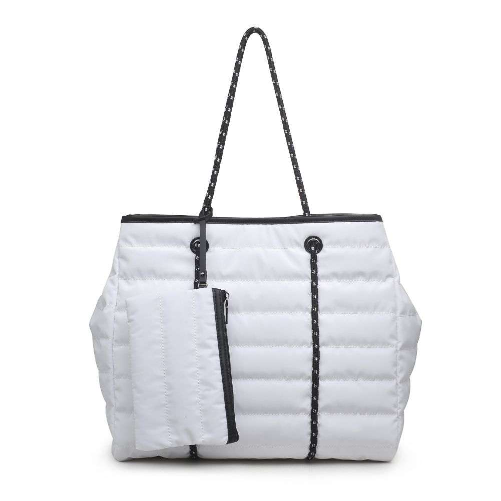 Product Image of Urban Expressions Mia Tote 840611172105 View 1 | White