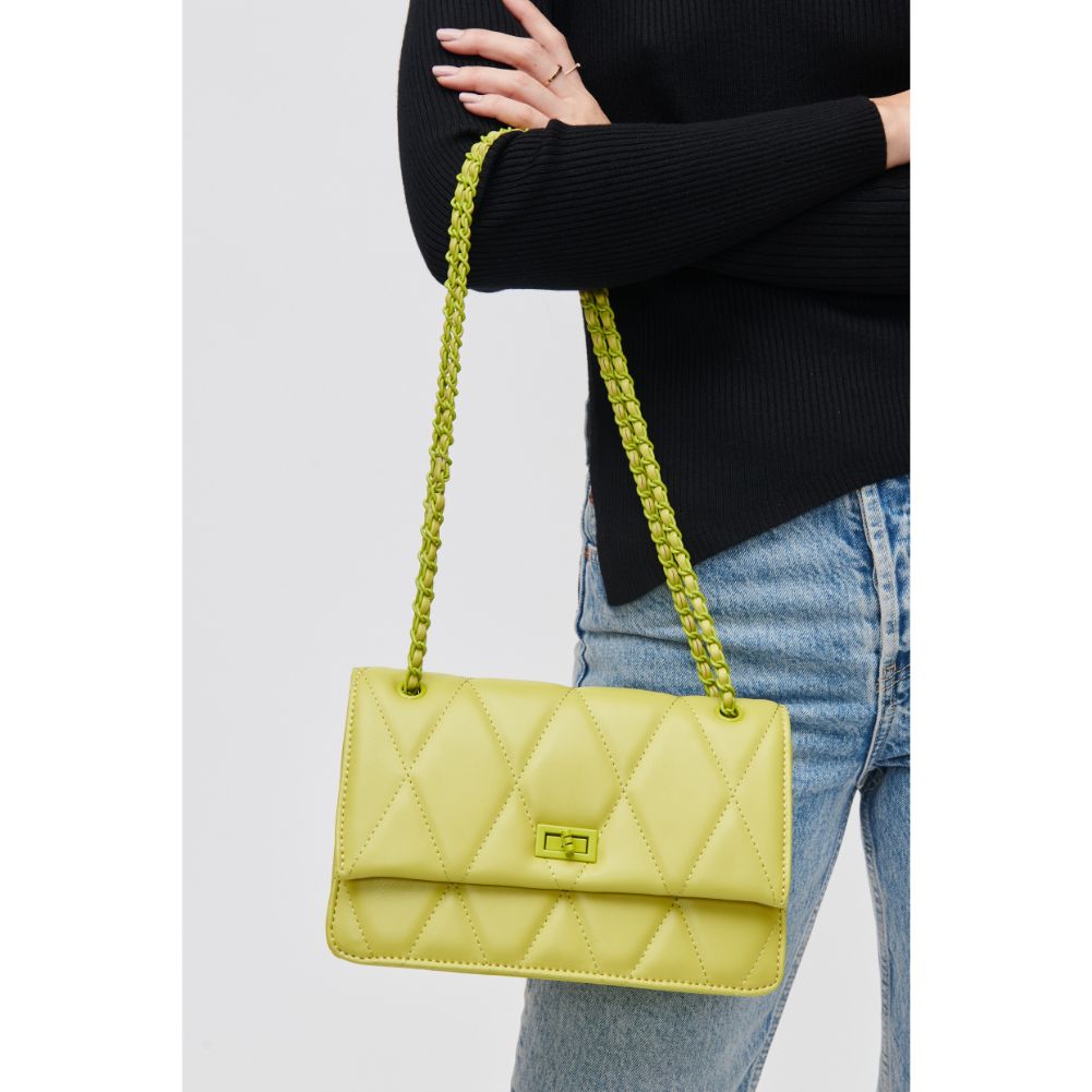 Woman wearing Citron Urban Expressions Yelena Crossbody 840611118653 View 1 | Citron