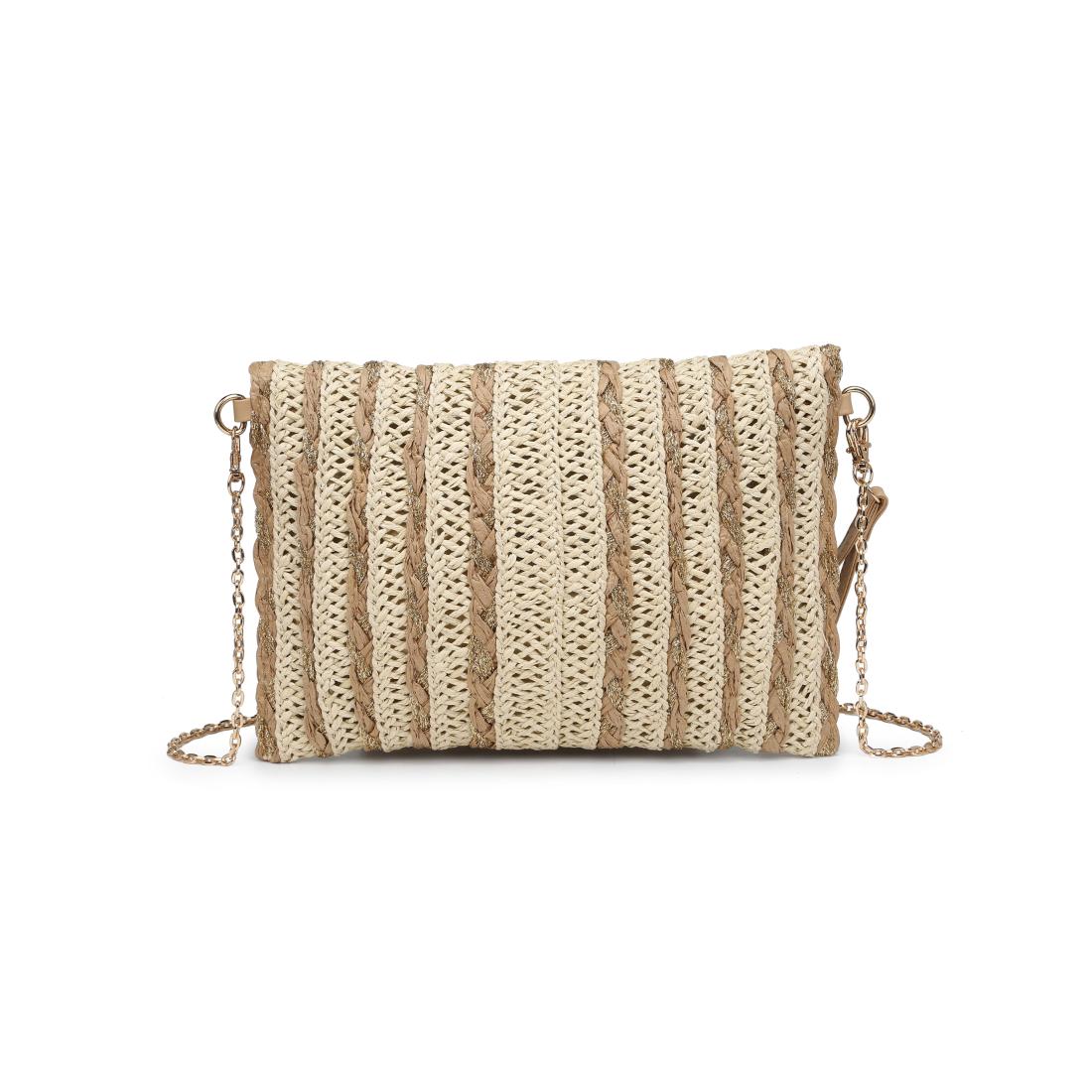 Product Image of Urban Expressions Lila Clutch 840611161529 View 7 | Ivory Natural Gold