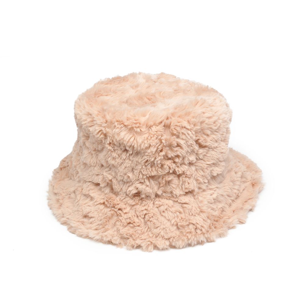 Product Image of Urban Expressions Faux Fur Bucket Hat Bucket Hat 818209014601 View 5 | Natural