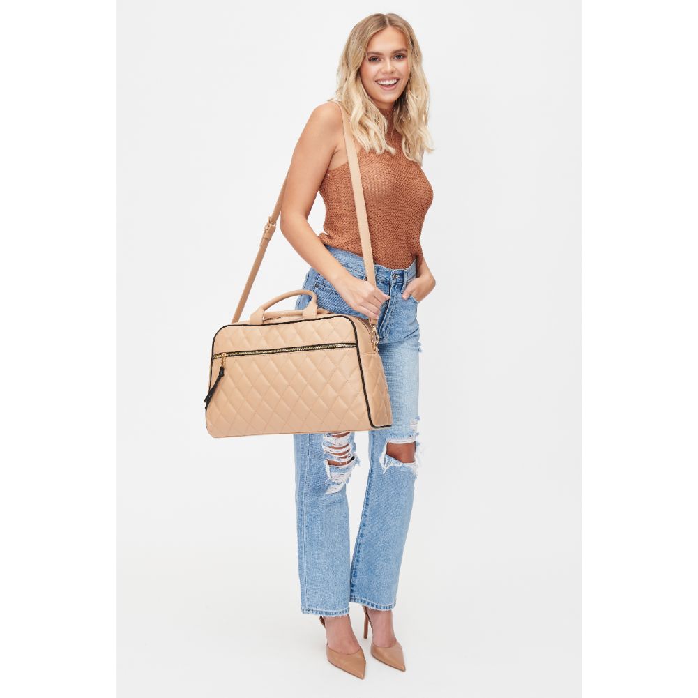 Woman wearing Natural Urban Expressions Philippa Weekender 818209011426 View 3 | Natural