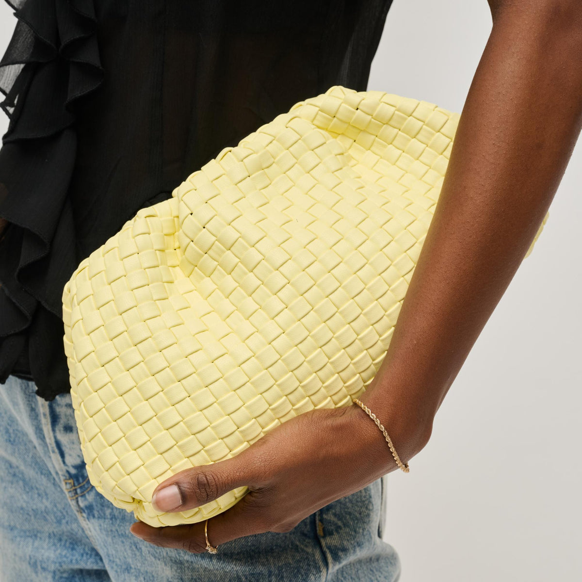 Woman wearing Butter Urban Expressions Tate Clutch 840611145130 View 4 | Butter