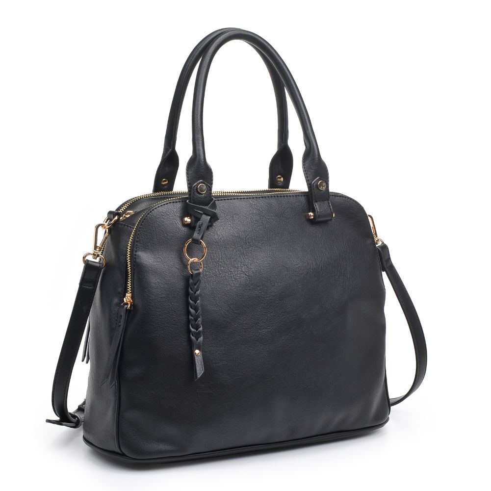 Product Image of Urban Expressions Noreen Satchel 840611185327 View 6 | Black