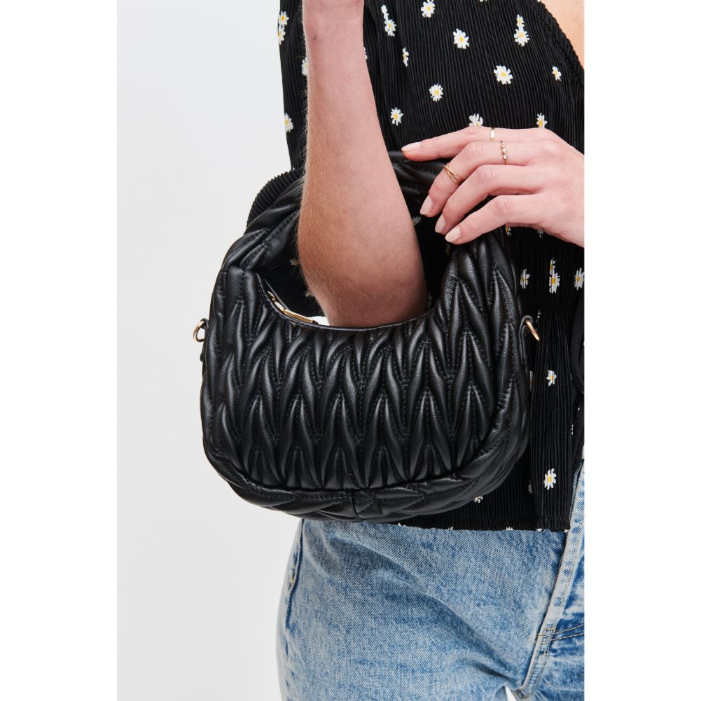 Woman wearing Black Urban Expressions Persephone Crossbody 840611106964 View 4 | Black