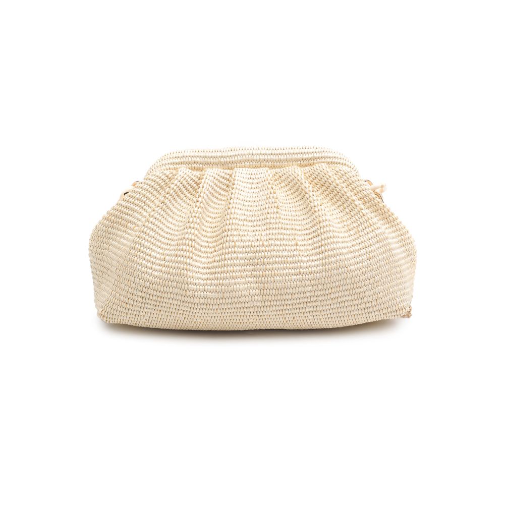 Product Image of Urban Expressions Solana Clutch 840611105745 View 7 | Ivory