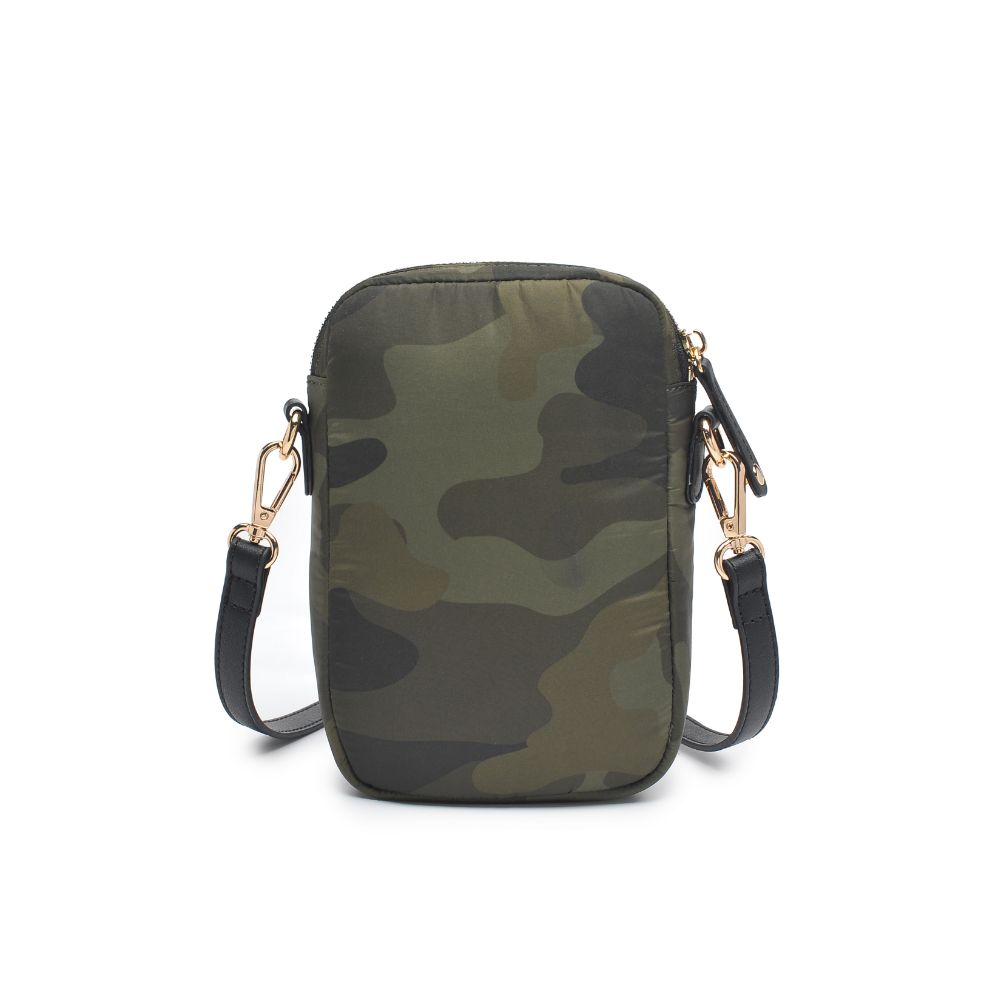 Product Image of Urban Expressions Evelyn Cell Phone Crossbody 840611181985 View 7 | Green Camo