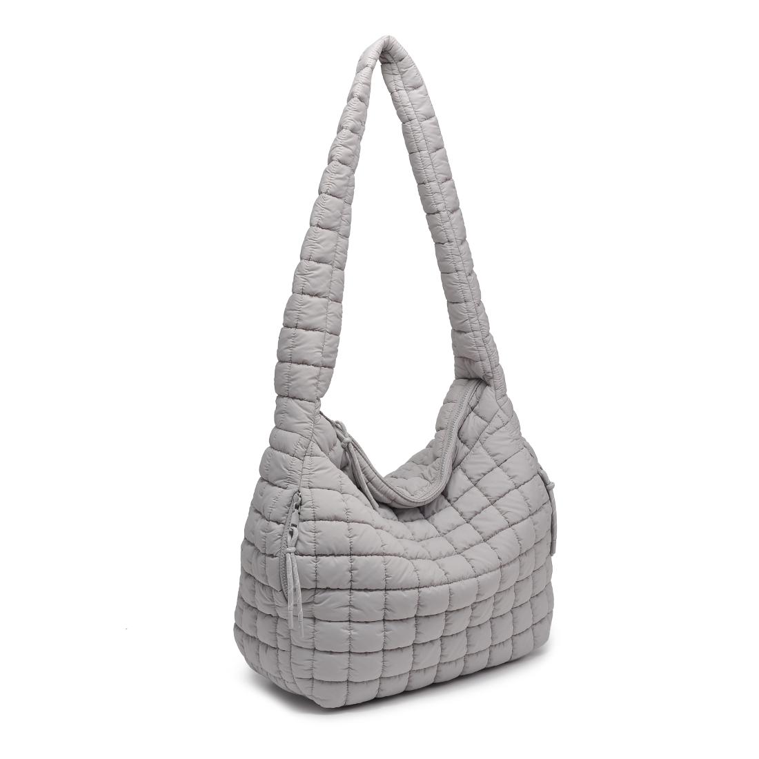 Product Image of Urban Expressions Leda Hobo 840611142719 View 6 | Dove Grey