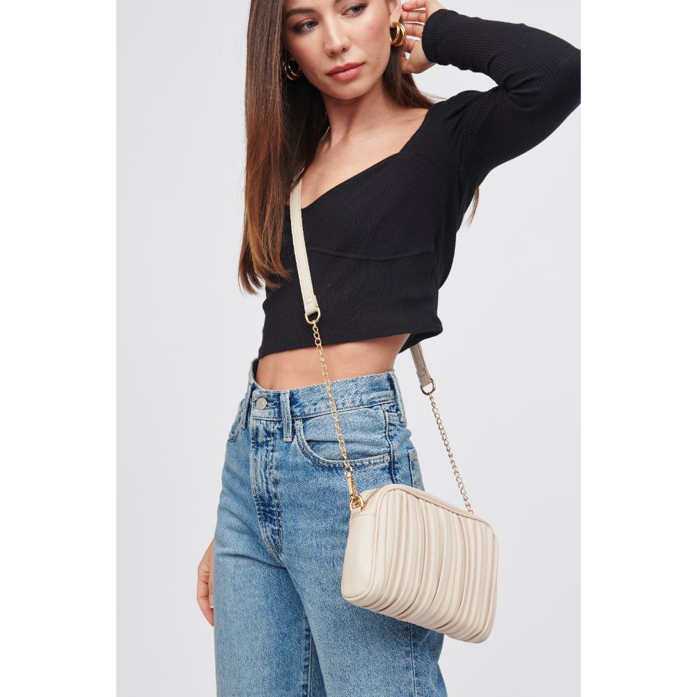 Woman wearing Natural Urban Expressions Nadiya Crossbody 818209019699 View 2 | Natural