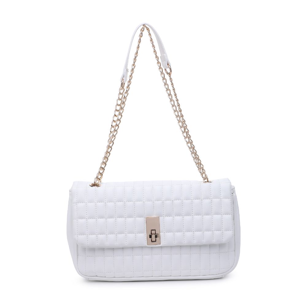 Product Image of Urban Expressions Farah Crossbody 840611107114 View 5 | White