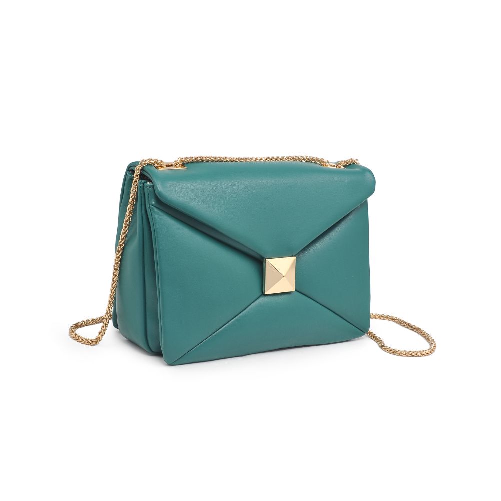 Product Image of Urban Expressions Ribbon Crossbody 840611102836 View 6 | Emerald
