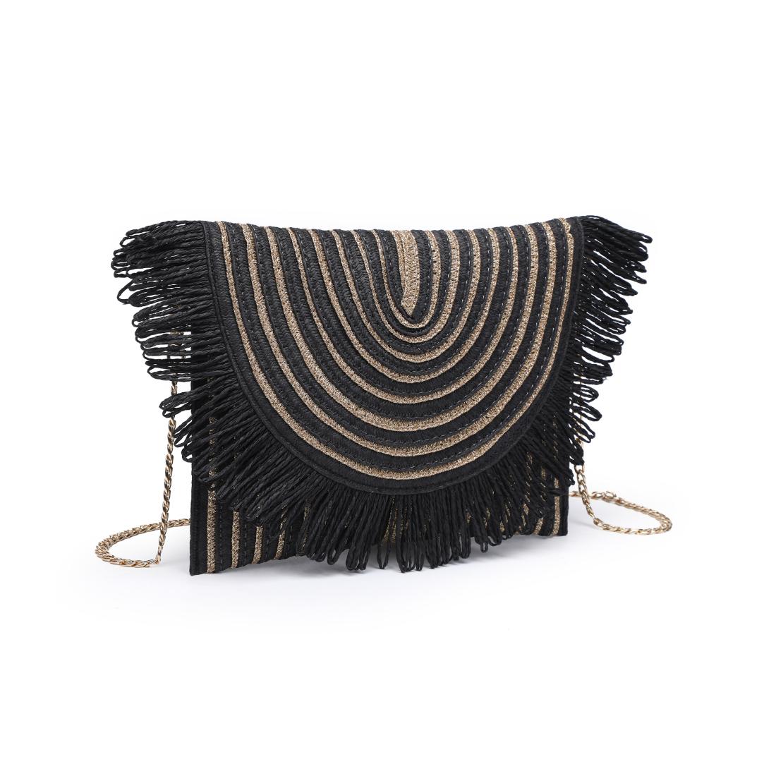 Product Image of Urban Expressions Katie Clutch 840611156907 View 6 | Black Gold