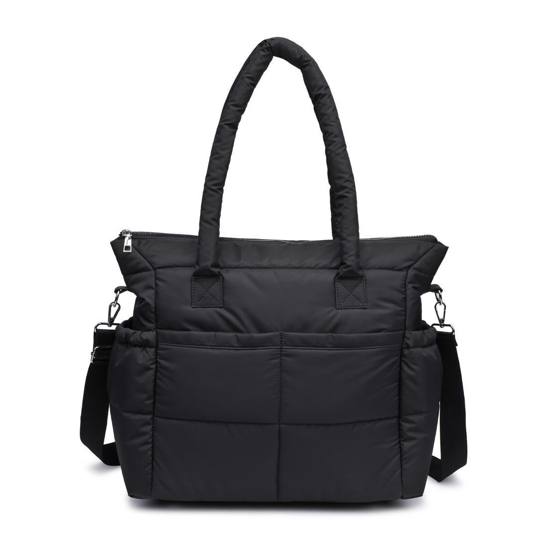 Product Image of Urban Expressions Jetsetter Tote 840611195074 View 5 | Black