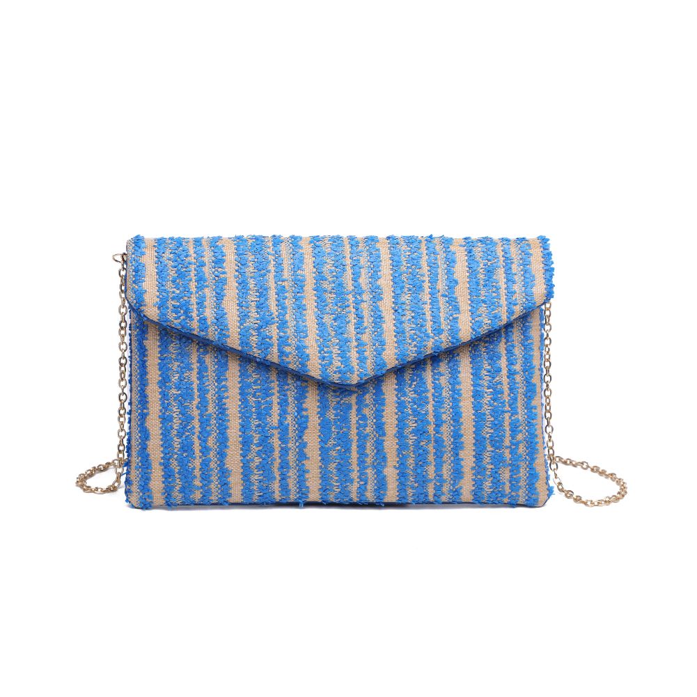 Product Image of Urban Expressions Mayotte Clutch 818209017541 View 5 | Electric Blue